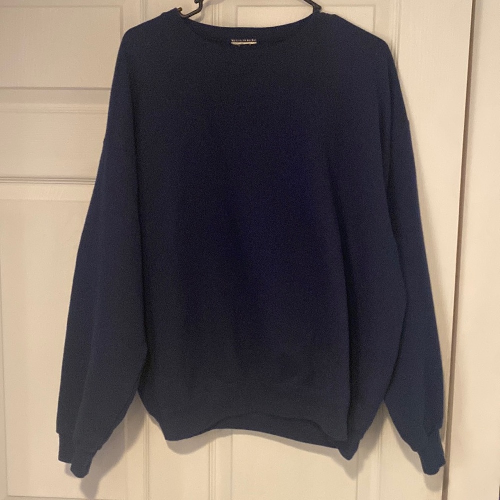 Navy blue crew neck